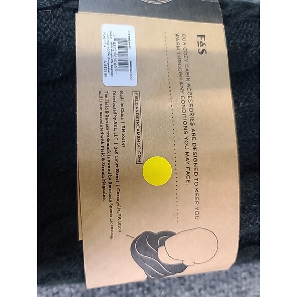 NWT Field & Stream Cozy Cabin Neck Gaiter Black OSFM NO GLOVES *GAITER ONLY* - Picture 4 of 7